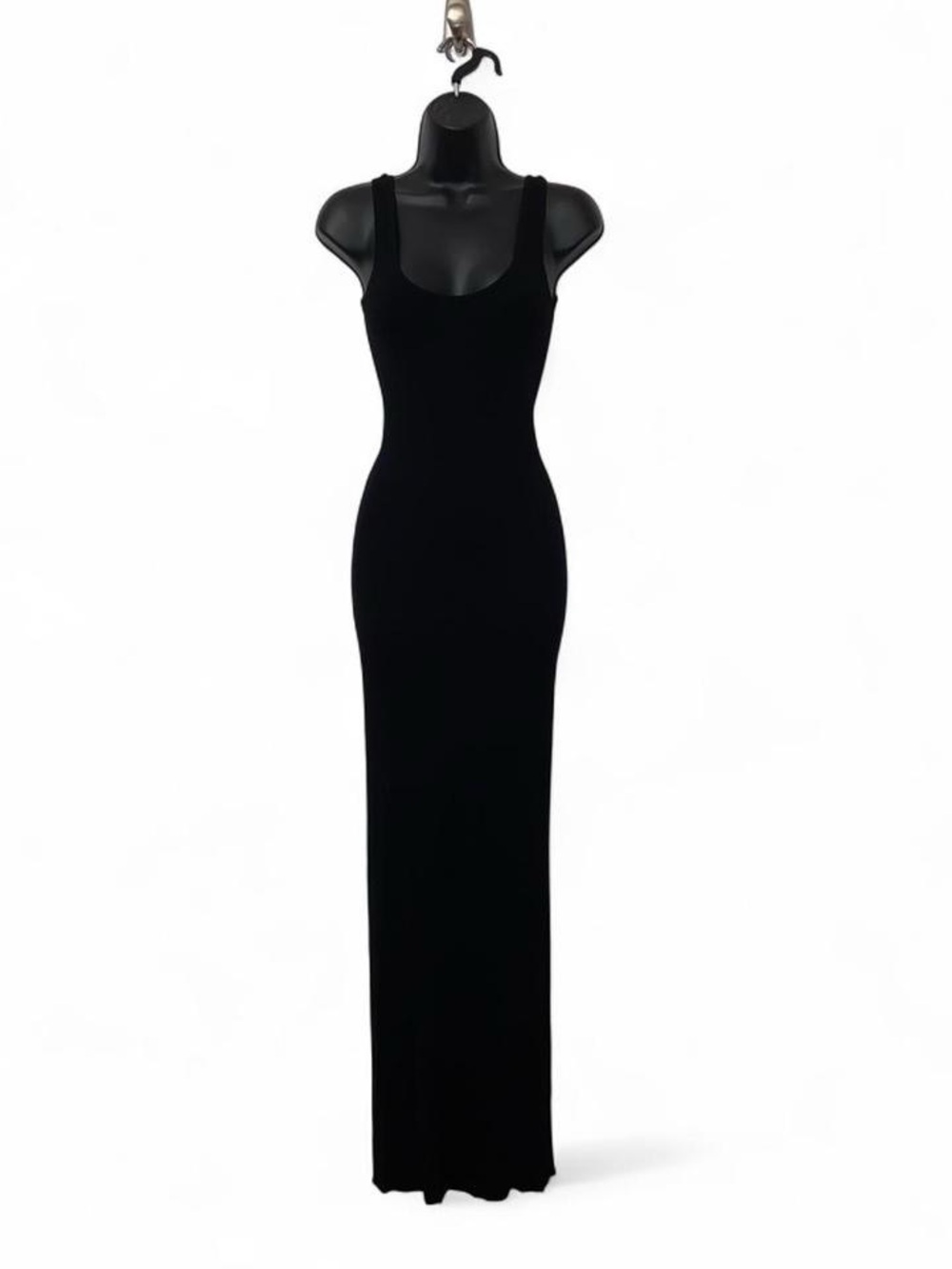 Enza Costa Black Rib Tank Dress